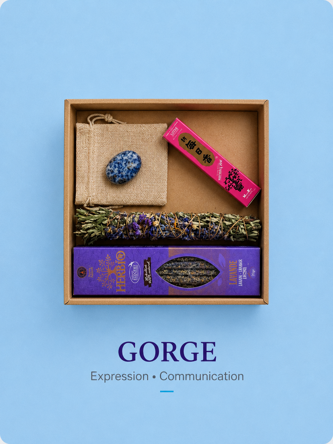 🔵 Coffret Chakra Gorge