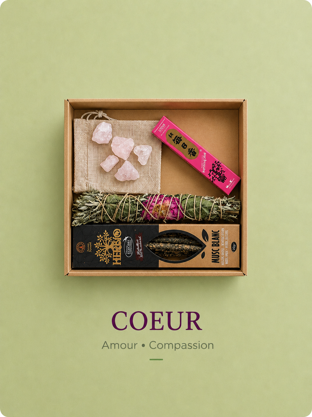 💚 Coffret Chakra Cœur