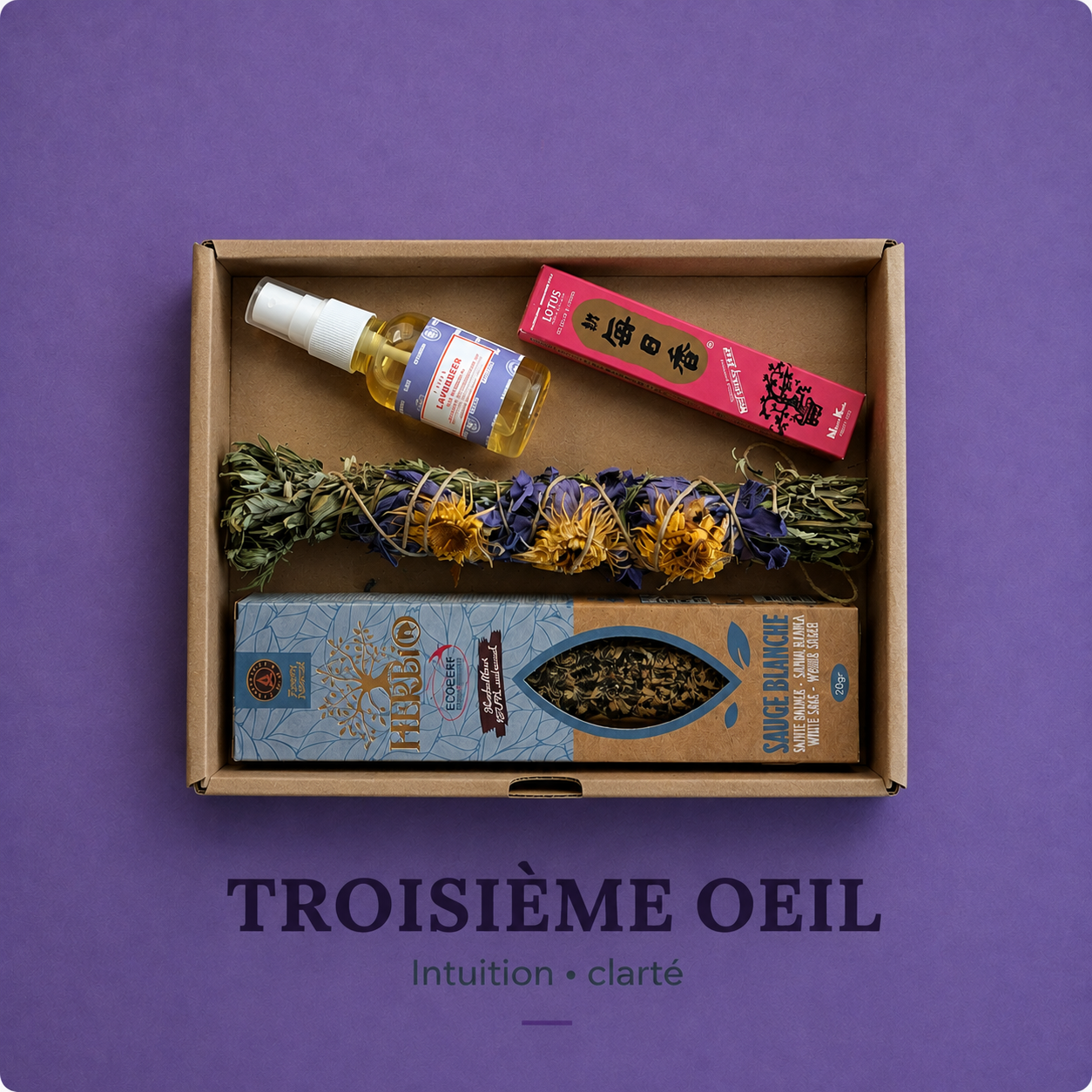 🟣 Coffret Chakra Troisième Œil