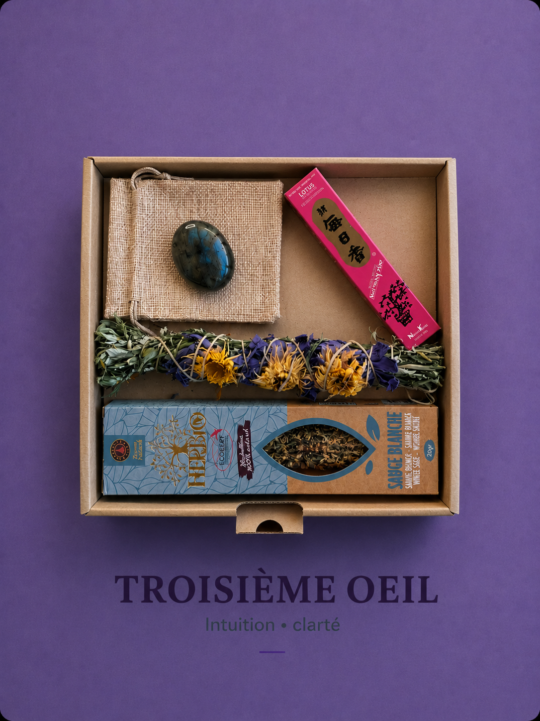 🟣 Coffret Chakra Troisième Œil